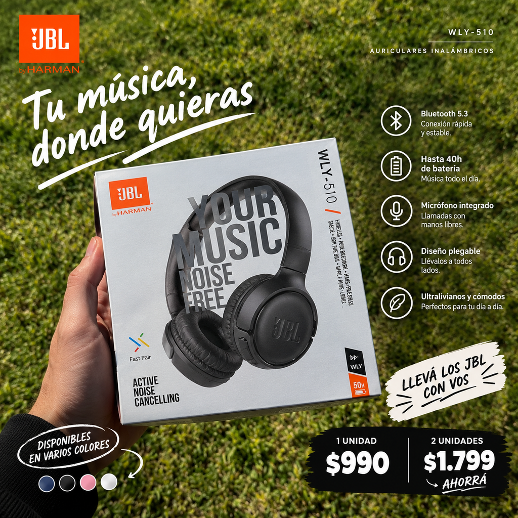 Auriculares Bluetooth Tune 510