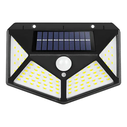 Foco Aplique Lámpara Solar LED de Pared con Sensor de Movimiento