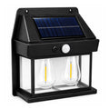 Aplique Doble Solar LED Exterior Con Sensor De Movimiento Luz Cálida IP65